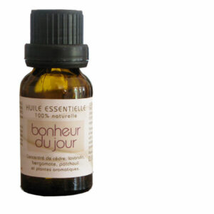 15ML - FLACON d'huiles essentielles naturelles "Bonheur du Jour"